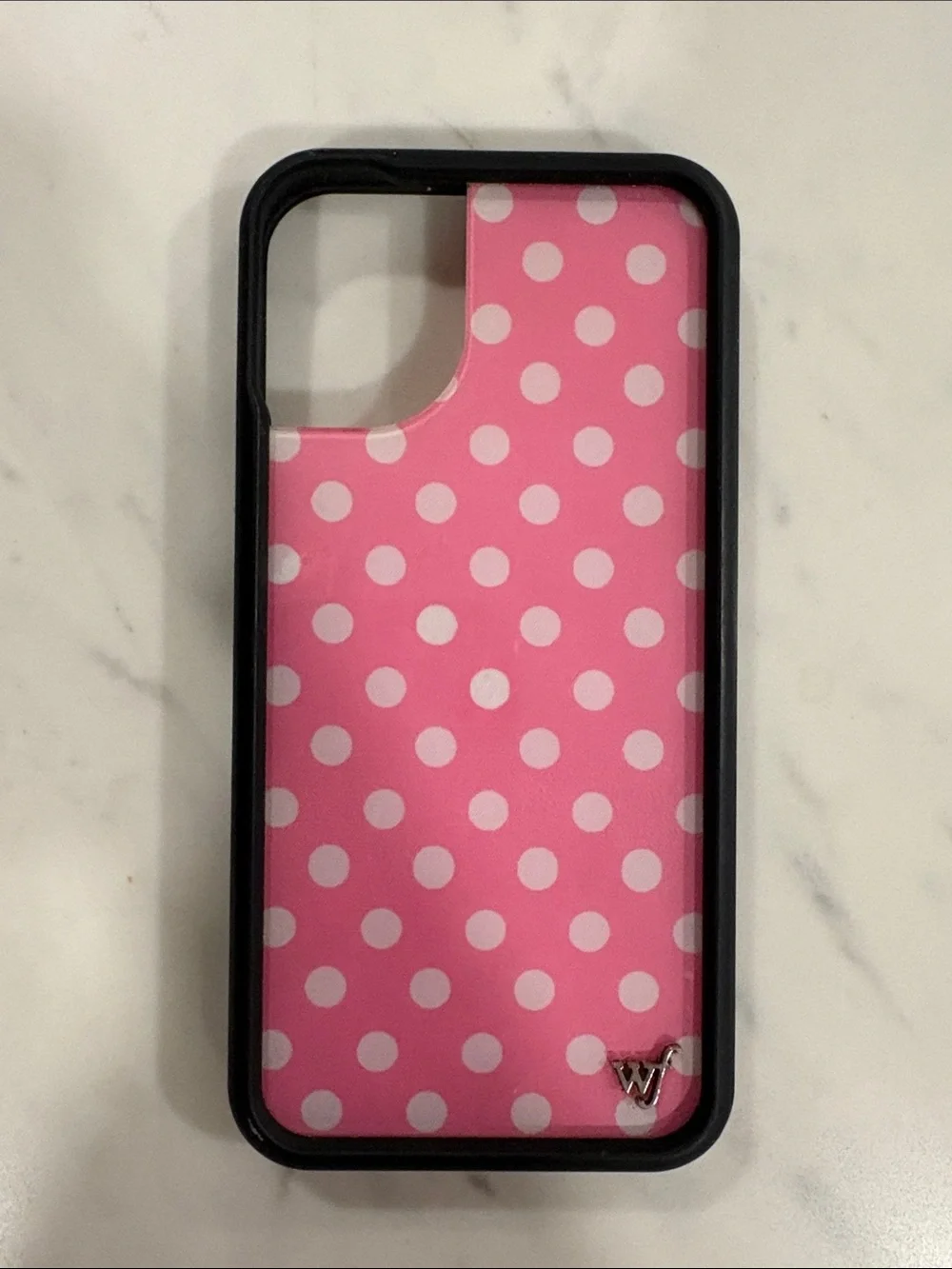 Wildflower Pink Polka Dots Protective iPhone 16 Plus Case